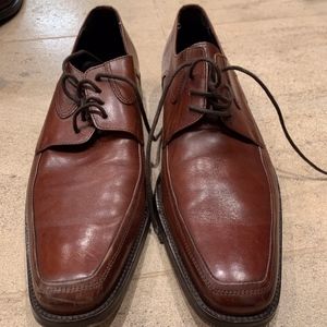 Johnston and Murphy light brown oxfords